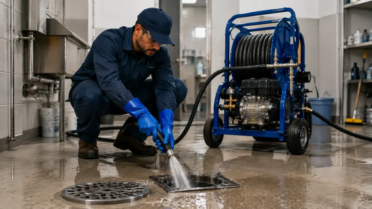 Floor Drain Hydro Jet Cleaning in Ladera Ranch