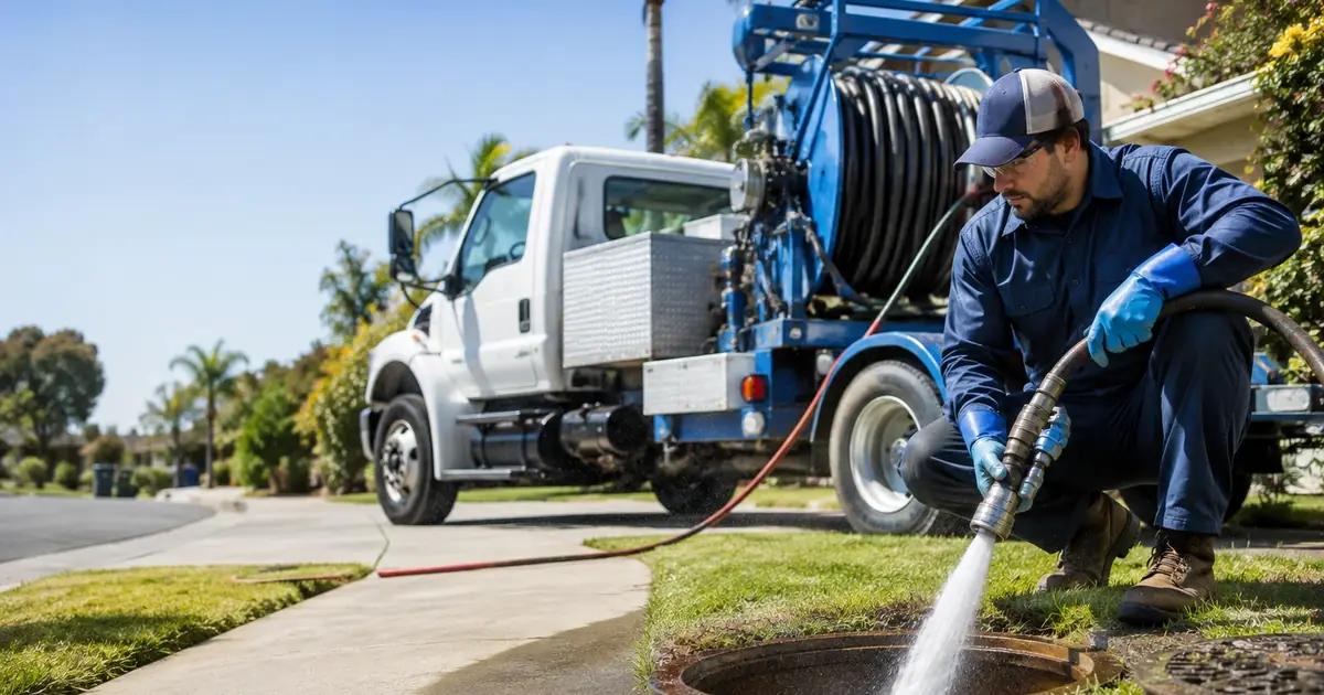 Hydro jet sewer cleaning Ladera Ranch
