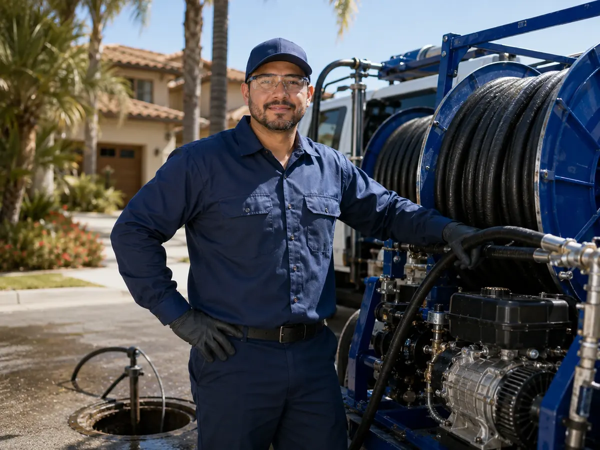 Hydro jet sewer cleaning in Ladera Ranch