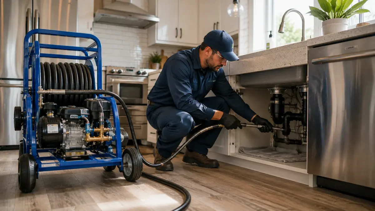 Kitchen Drain Hydro Jetting in Ladera Ranch