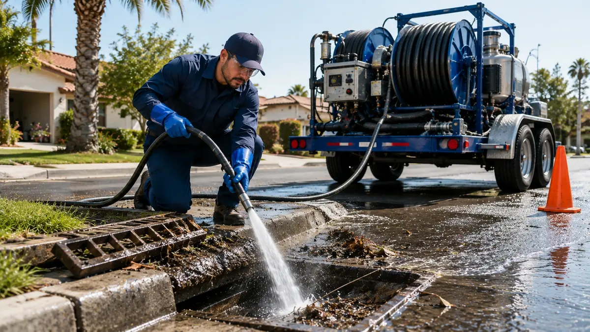 Storm Drain Hydro Jet Cleaning in Ladera Ranch